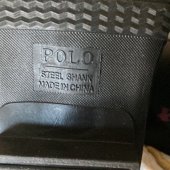 Polo rain boots size 7b navy with red - Picture 4 of 5